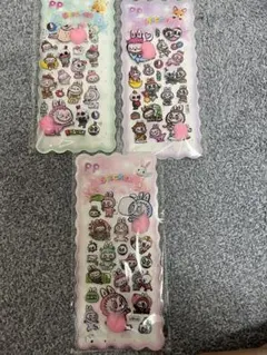 ラブブシールセット 3枚入り