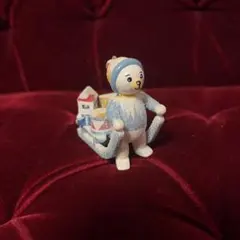 ケーテウォルファルト社クリスマス オーナメント 木製 クマ ソリ 週末セール！