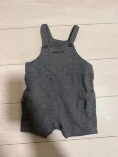 COMME CA ISM グレーオーバーオール 70cm