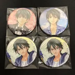 新テニスの王子様 学プリ ドキサバ 記念展 缶バッジ 越前リョーマ 4種