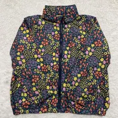 moujonjon 花柄 ウィンドブレーカー 120 ジャケット 女の子 秋冬
