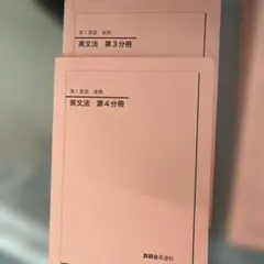 夏&冬セット❗️】駿台 テキスト 久山道彦先生 英文法入試問題 河合塾