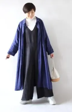 未使用❋フォグリネンワーク ロングコート ブルーヴィオレ 青紫 リトアニア製 麻 2025年最新】fog linen work レディース ロングコートの人気アイテム