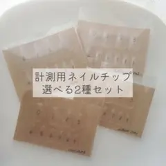 計測用ネイルチップ　選べる2種セット