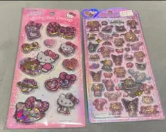 うるちゅるPOPSEAL 日焼け スパンコールパーティー キティ