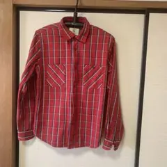 AIGLEネルシャツ赤Lのサムネイル