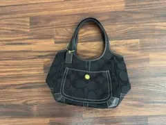 P*t様 美品 コーチ Coach ブラック トートバッグ