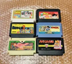 【ファミコンソフト6本セット・Nintendo Famicom】jzd