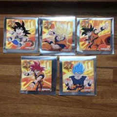新品、未使用。非売品。ドラゴンボール キャラクターシール 5枚セット
