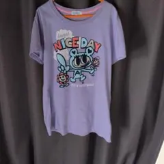 値下げ【超美品】エンジェルブルーパープル色Ｔシャツ１６０センチのサムネイル