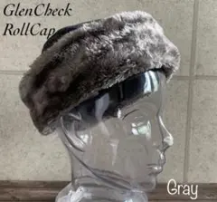 送料込 帽子 フィッシャーマン ツィード チェック ファー ウシャンカ 秋冬 G