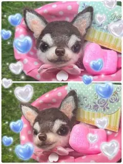 koma様　羊毛フェルト犬