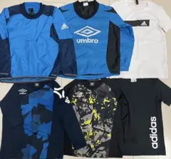 umbro adidas NIKE ジュニア サッカー シャツ 7点130相当