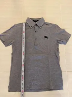 m*i様 BURBERRY BLACK LABEL グレー ポロシャツ M