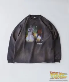 BACK TO THE FUTURE 別注 ダメージ加工 ロングスリーブ Tのサムネイル
