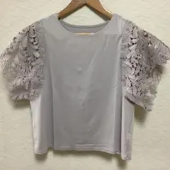 ROPE' PICNIC グレー レース袖Tシャツ 38