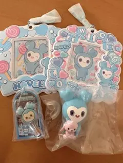 TWICE ナヨンナブリーカードホルダーチョコかげチャーム マスコット4点セット