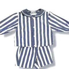 【新品　未使用】ELLE エル　セットアップ　綿　子供服　95センチ　ストライプ