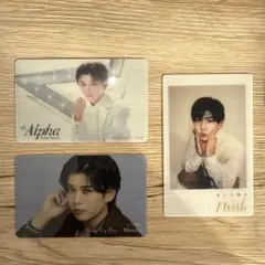 なにわ男子 長尾謙杜 トレカセット、フレークシール