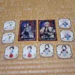 鬼滅の刃 不死川実弥 伊黒小芭内 ニジゲンノモリ ナイトウォーク 特典カード
