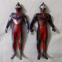 ウルトラマン ソフビ 2体セット
