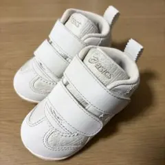 アシックス　ASICS スクスク 13cm 白　アイボリー