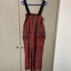 赤チェック パンツ