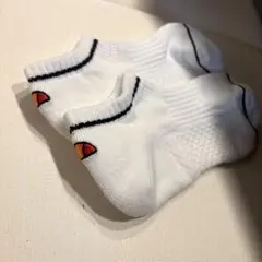【ellesse】 ホワイトソックス4足セット