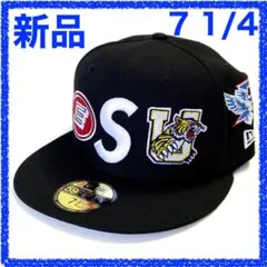 シュプリームスタースタッズデニムキャンプキャップ ブラック se1471r