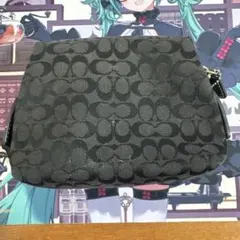 COACH 中型ポーチ オーバルパターン