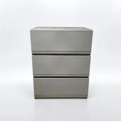 天馬 3段 プラスチックチェスト PRXスタイルケース6503深型 GR 収納