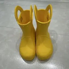 クロックス　長靴　イエロー　17.5cm