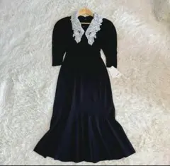 SNIDEL　ニットワンピース黒