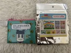 サンキューマート たまごっち クリアポーチ ぱぱ まめっちパパまめっち まめっち