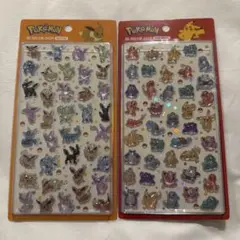 韓国限定 ポケモン 3Dシール　2枚セット