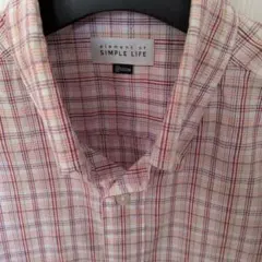 element of SIMPLE LIFE チェックシャツ M