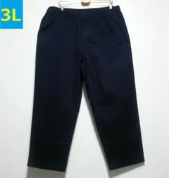 ほぼ未使用 ユニクロ ★メンズ3L ストレッチ イージーリラックスアンクルパンツ
