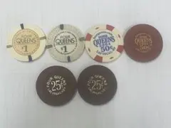 アメリカ ラスベガス ベラージオ カジノチップBELLAGIO $1 4枚セット