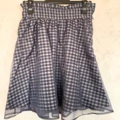 【美品】オーガンジー　ミニスカート
