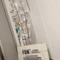 枝付き 綿花セット コットンフラワー ドライフラワー インテリア