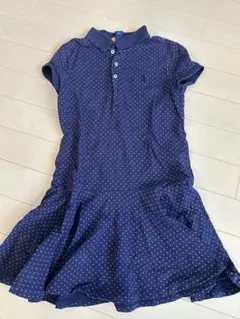 Polo Ralph Lauren ネイビー ドット柄 ワンピース S(7)