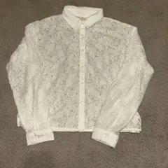 レース 長袖 シャツ