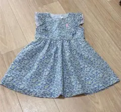 美品❗️ミキハウス花柄ワンピース 100cm