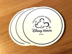 東京ディズニーリゾート ホテル 限定 コースター ３枚セット お茶会 極美品