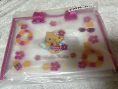 ハローキティ　日焼け　サンリオ　当りくじ　 ③クリアトートバッグ