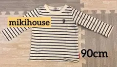 ミキハウス DOUBLE.B 長袖Tシャツ 90cm ※タグ切りあり 子供服
