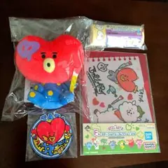 BT21♡一番くじ　BT21 ART　5周年　4点セット　バンダイ　ナムコ