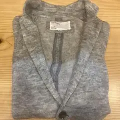 INHERIT カーディガン サイズ40 グレー