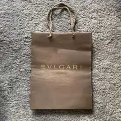 BVLGARI ブルガリ　紙袋　ショッパー　ギフト　ラッピング　ゴールド