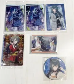 月村手毬　秦谷美鈴　ウエハース　ノーブルアート　まねきねこ　缶バッジ